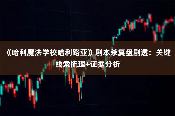 《哈利魔法学校哈利路亚》剧本杀复盘剧透：关键线索梳理+证据分析